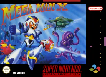 Mega Man X (Europe) box cover front